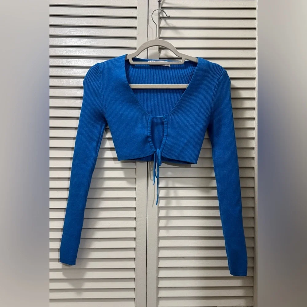 Zara Ribbed Knit Long Sleeve - Picture 2 of 6